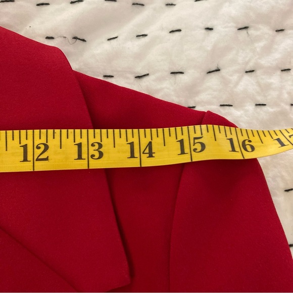 Giorgio Fiorlini red long jacket size 8 - Picture 5 of 10